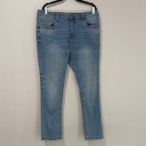 Desert Dunes Men's Slim Straight Jeans - Blue